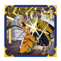 Bandai Namco One Piece Ichiban Kuji G Prize metallic shikishi board featuring Silvers Rayleigh and Borsalino (Kizaru)