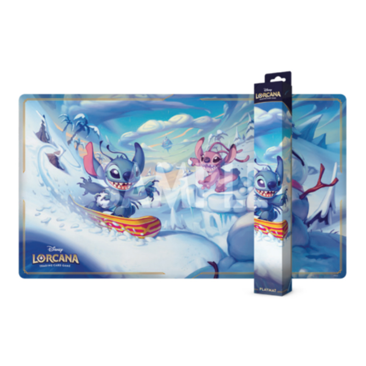 Disney Lorcana TCG: Hyperia City Playmat Stitch and Angel