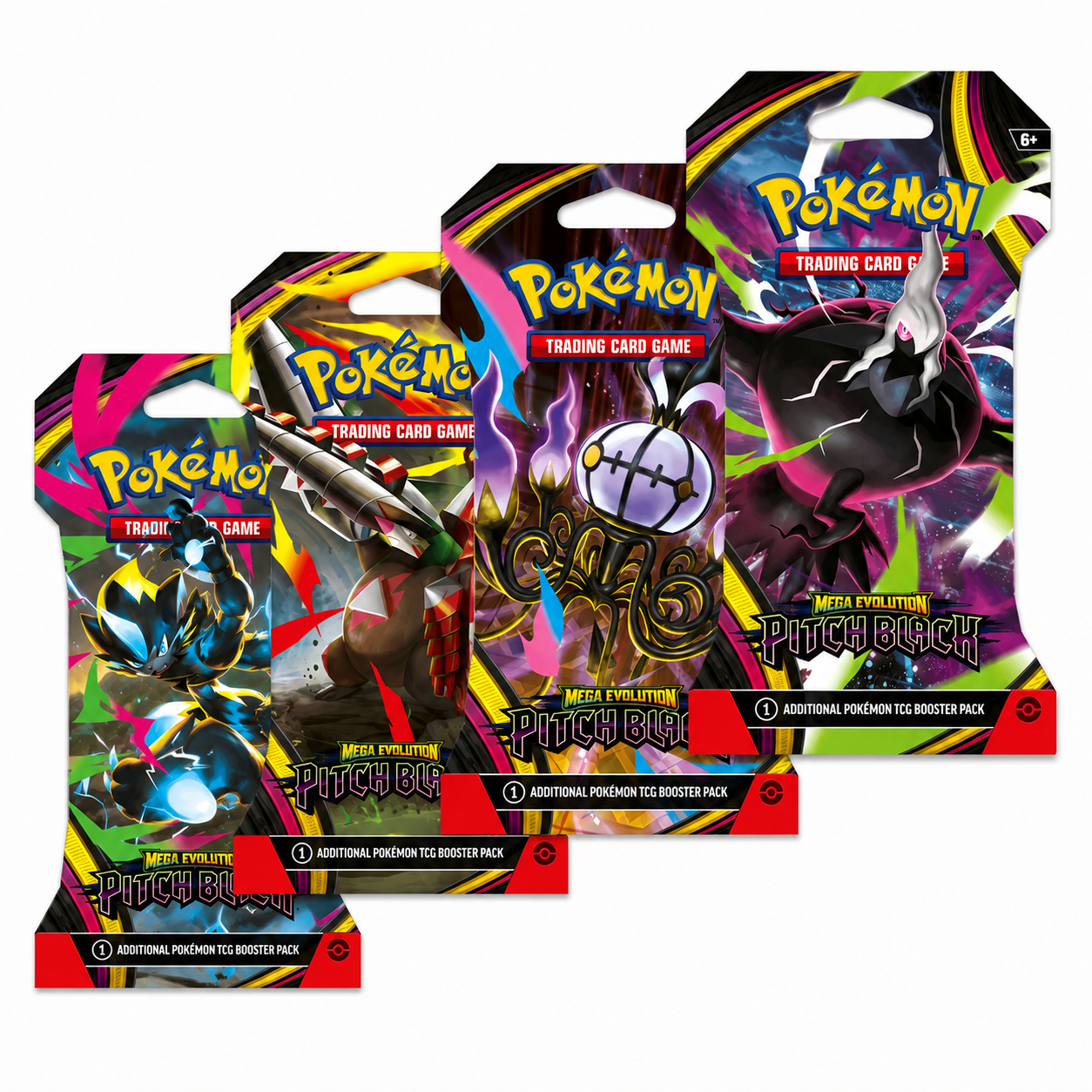 Pokemon Pitch Black Sleeved Booster